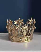 Load image into Gallery viewer, Short Gold Antique Santos Crown