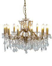 Load image into Gallery viewer, Antique Crystal Chandelier