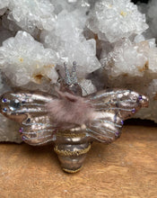 Load image into Gallery viewer, Jewelled Pastel Moth Ornament