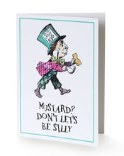 Load image into Gallery viewer, Mad Hatter Greetings Card