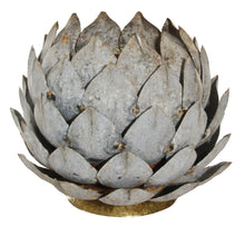 Load image into Gallery viewer, Metal Lotus Votive