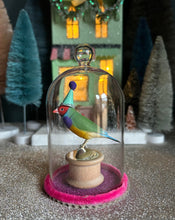 Load image into Gallery viewer, Cloche Bird Christmas Decoration