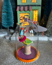 Load image into Gallery viewer, Cloche Bird Christmas Decoration