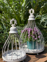 Load image into Gallery viewer, Cream Caged Planter