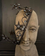 Load image into Gallery viewer, Large Low Bronze Antique Santos Crown